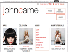 Tablet Screenshot of johncarne.co.uk